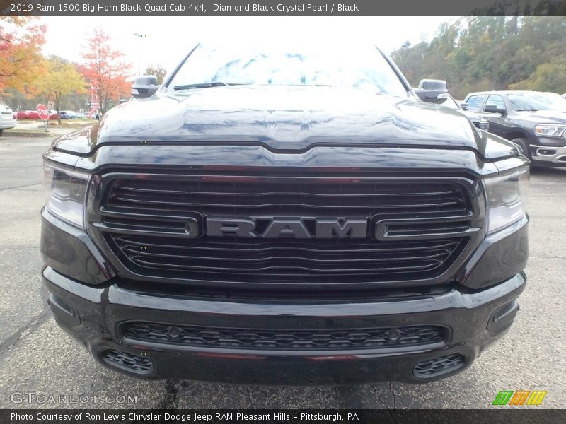 Diamond Black Crystal Pearl / Black 2019 Ram 1500 Big Horn Black Quad Cab 4x4