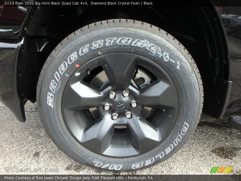 Diamond Black Crystal Pearl / Black 2019 Ram 1500 Big Horn Black Quad Cab 4x4