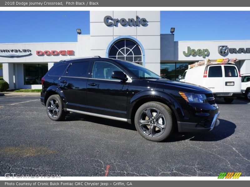 Pitch Black / Black 2018 Dodge Journey Crossroad