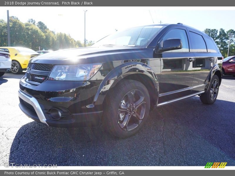 Pitch Black / Black 2018 Dodge Journey Crossroad