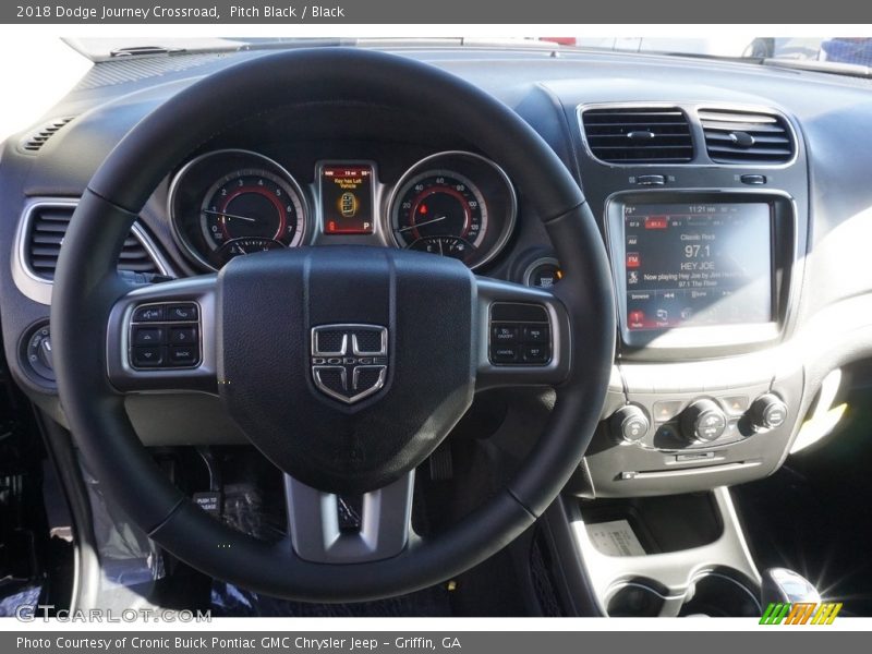 Pitch Black / Black 2018 Dodge Journey Crossroad