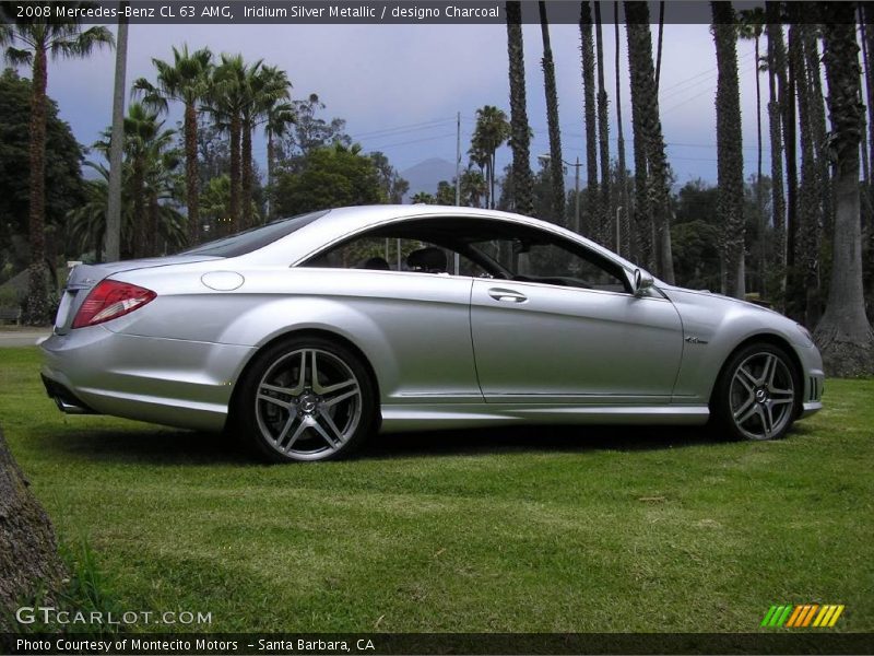 Iridium Silver Metallic / designo Charcoal 2008 Mercedes-Benz CL 63 AMG