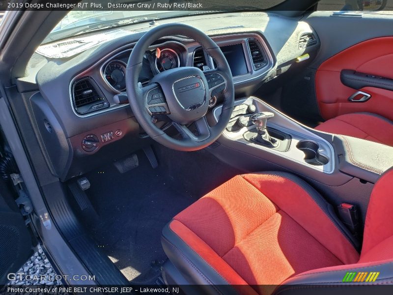  2019 Challenger R/T Plus Ruby Red/Black Interior