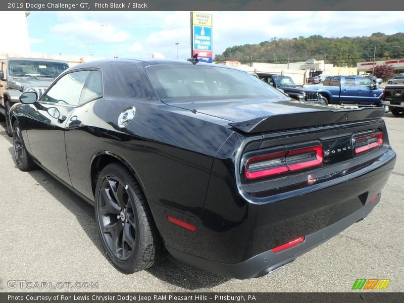 Pitch Black / Black 2019 Dodge Challenger GT