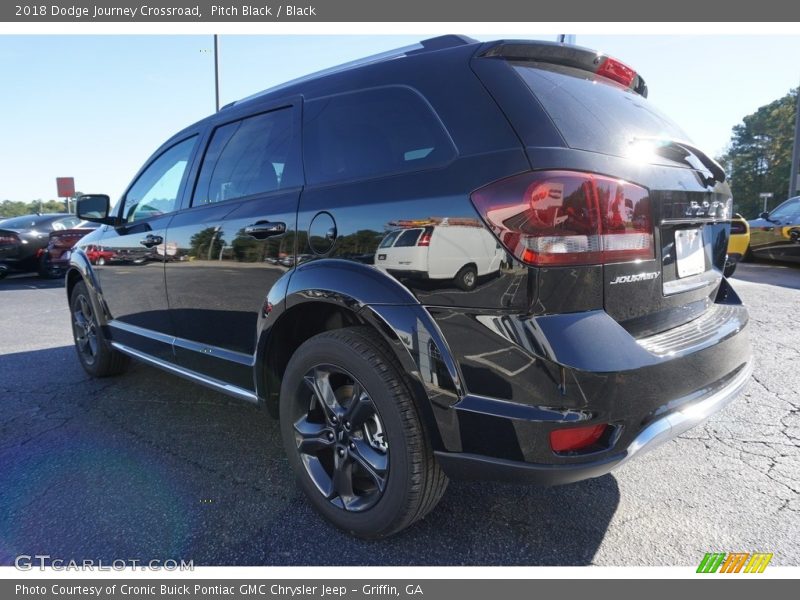 Pitch Black / Black 2018 Dodge Journey Crossroad