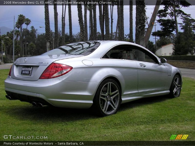 Iridium Silver Metallic / designo Charcoal 2008 Mercedes-Benz CL 63 AMG