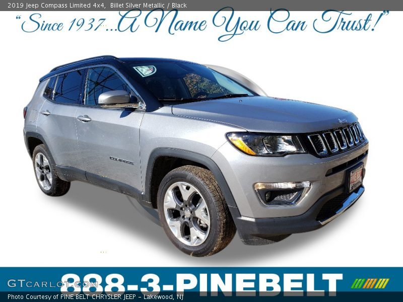 Billet Silver Metallic / Black 2019 Jeep Compass Limited 4x4