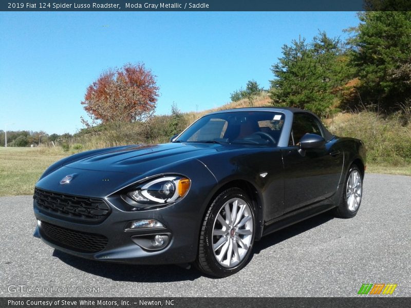 Moda Gray Metallic / Saddle 2019 Fiat 124 Spider Lusso Roadster