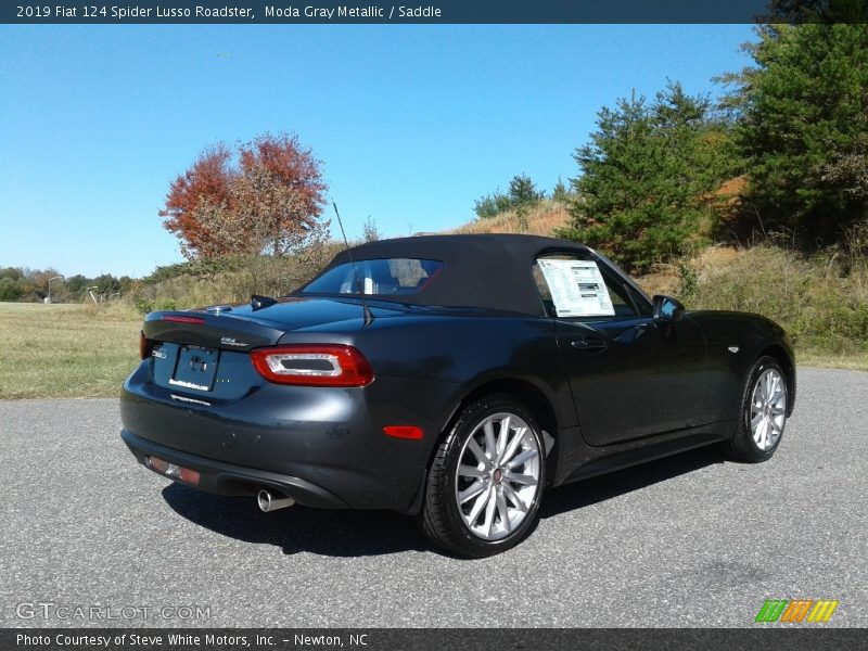 Moda Gray Metallic / Saddle 2019 Fiat 124 Spider Lusso Roadster