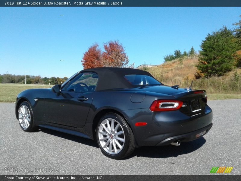 Moda Gray Metallic / Saddle 2019 Fiat 124 Spider Lusso Roadster