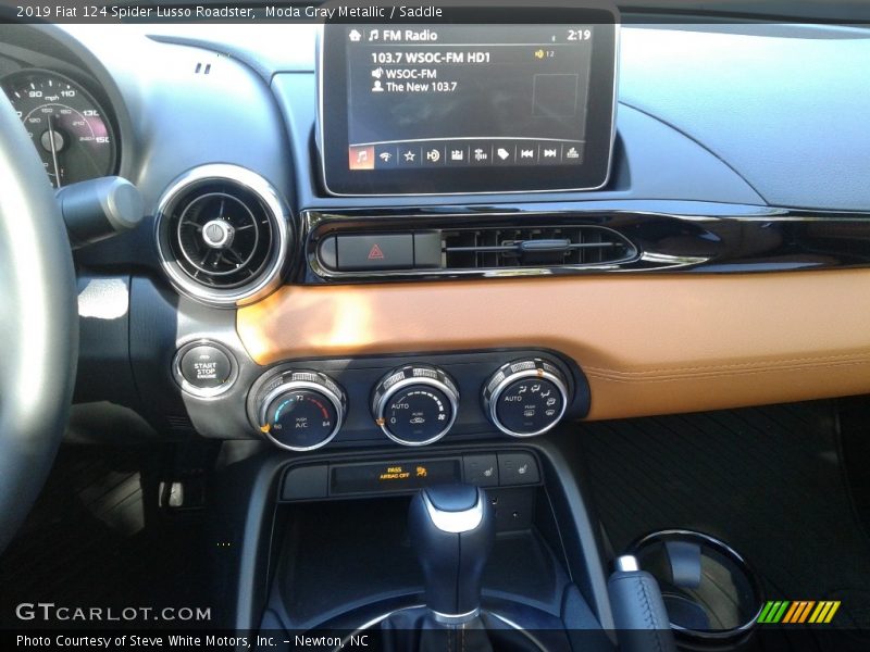 Controls of 2019 124 Spider Lusso Roadster