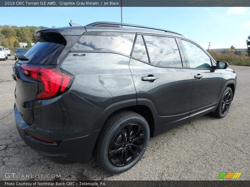 Graphite Gray Metallic / Jet Black 2019 GMC Terrain SLE AWD