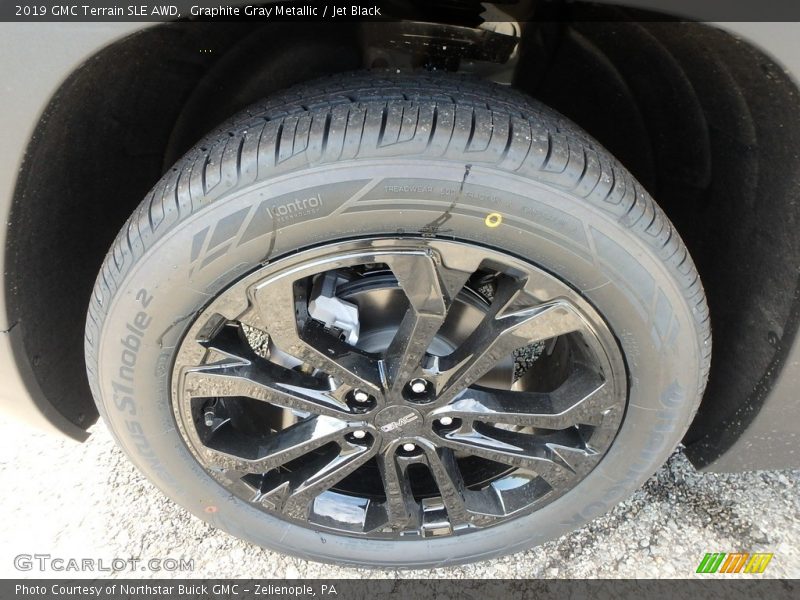 Graphite Gray Metallic / Jet Black 2019 GMC Terrain SLE AWD