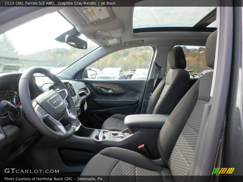 Graphite Gray Metallic / Jet Black 2019 GMC Terrain SLE AWD