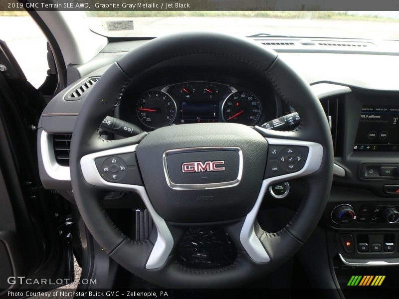 Graphite Gray Metallic / Jet Black 2019 GMC Terrain SLE AWD