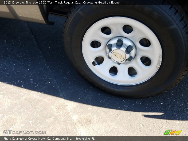 Graystone Metallic / Ebony 2013 Chevrolet Silverado 1500 Work Truck Regular Cab