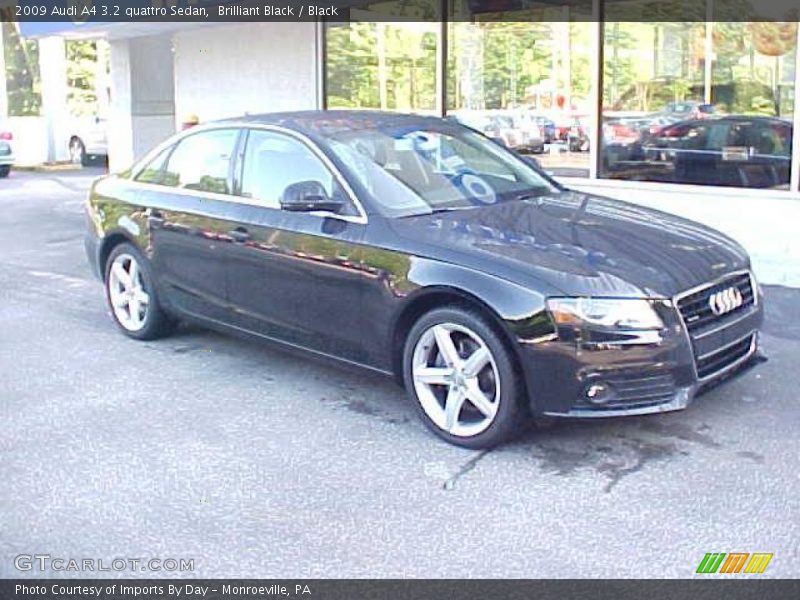 Brilliant Black / Black 2009 Audi A4 3.2 quattro Sedan