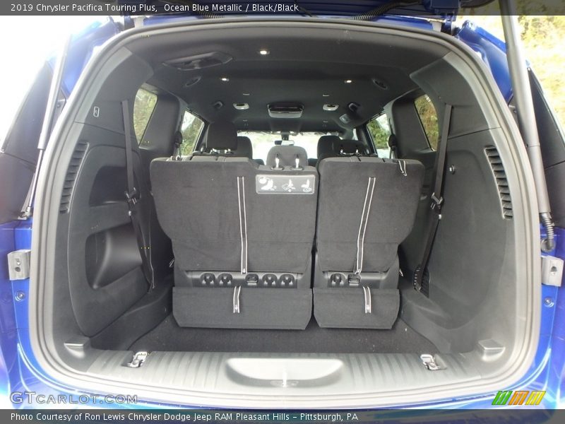 Ocean Blue Metallic / Black/Black 2019 Chrysler Pacifica Touring Plus