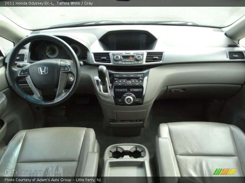 Taffeta White / Gray 2011 Honda Odyssey EX-L