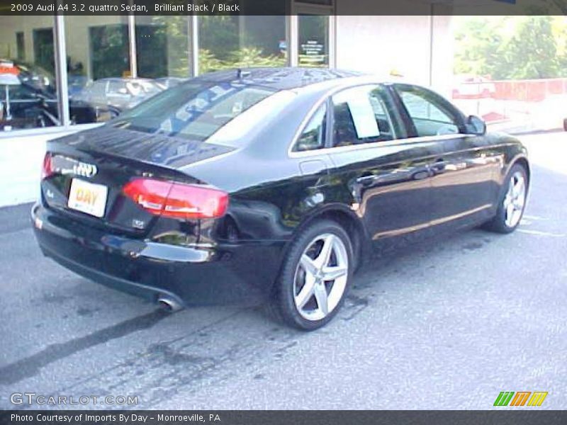 Brilliant Black / Black 2009 Audi A4 3.2 quattro Sedan