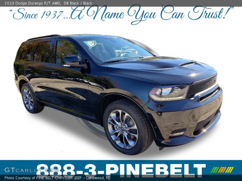 DB Black / Black 2019 Dodge Durango R/T AWD