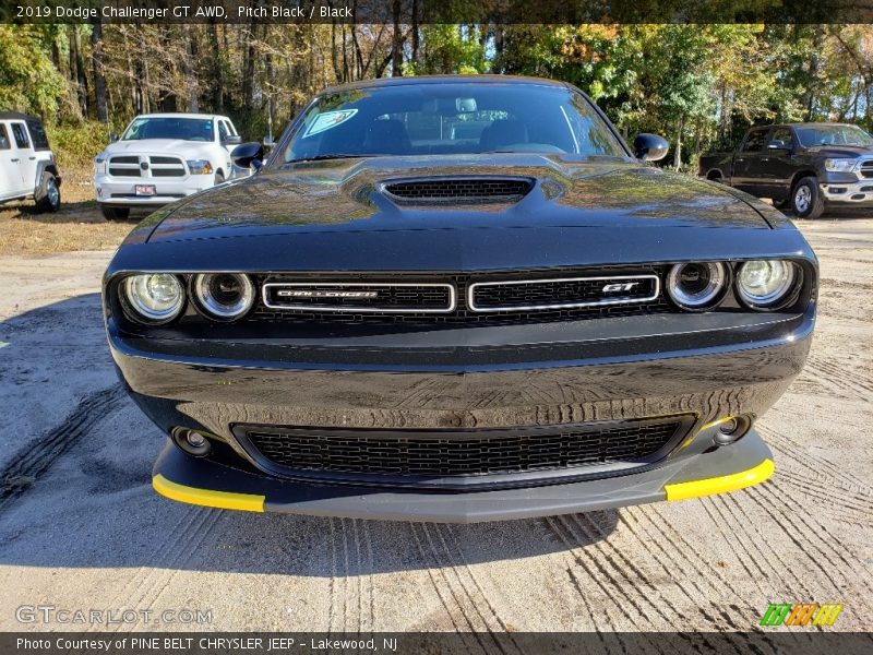 Pitch Black / Black 2019 Dodge Challenger GT AWD