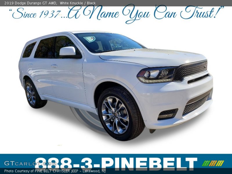 White Knuckle / Black 2019 Dodge Durango GT AWD