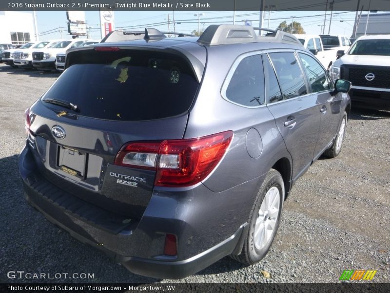 Twilight Blue Metallic / Slate Black 2016 Subaru Outback 2.5i Premium