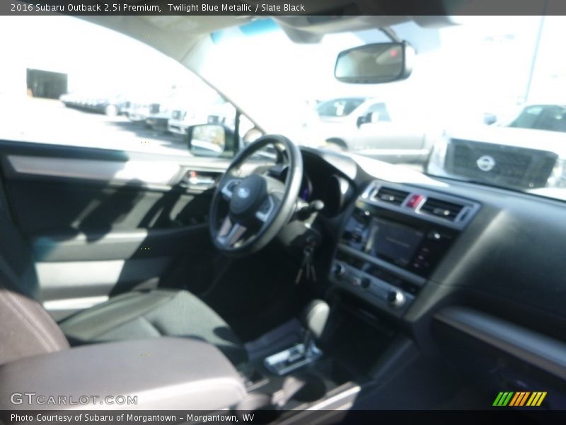 Twilight Blue Metallic / Slate Black 2016 Subaru Outback 2.5i Premium