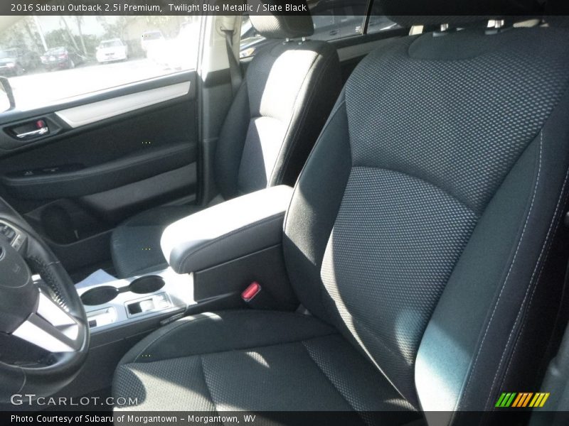 Twilight Blue Metallic / Slate Black 2016 Subaru Outback 2.5i Premium