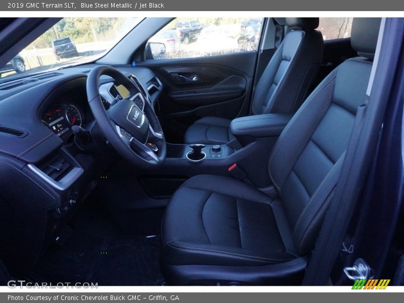 Blue Steel Metallic / Jet Black 2019 GMC Terrain SLT