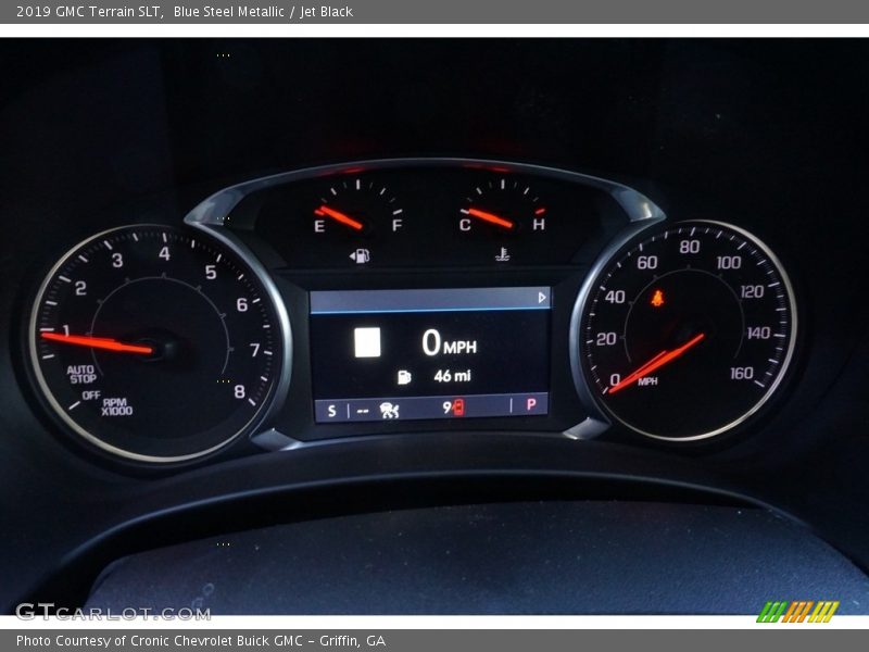 Blue Steel Metallic / Jet Black 2019 GMC Terrain SLT