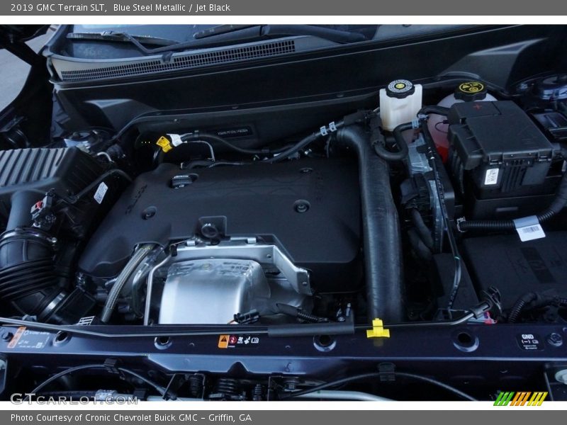 Blue Steel Metallic / Jet Black 2019 GMC Terrain SLT