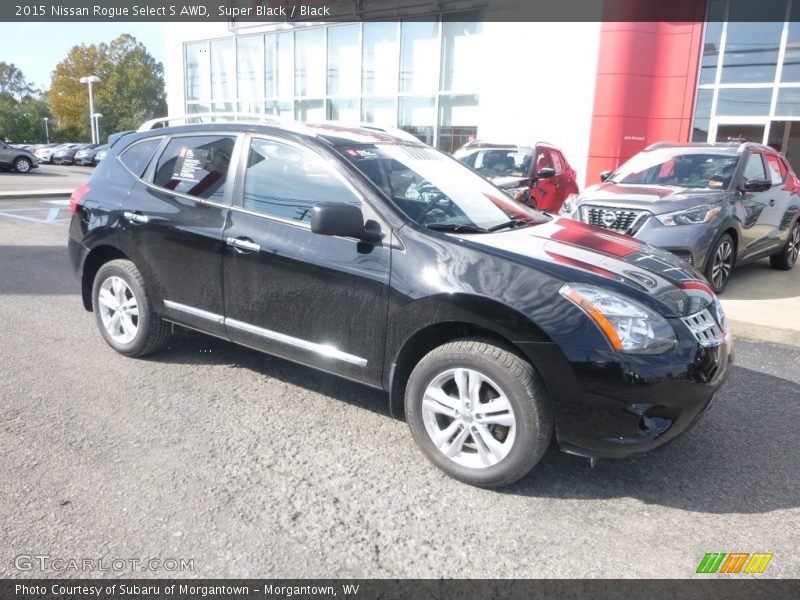 Super Black / Black 2015 Nissan Rogue Select S AWD