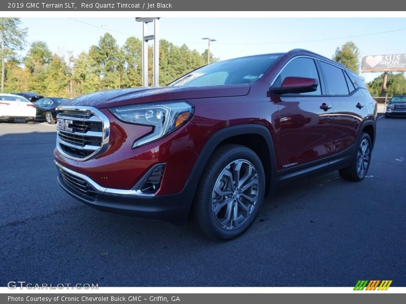 Red Quartz Tintcoat / Jet Black 2019 GMC Terrain SLT