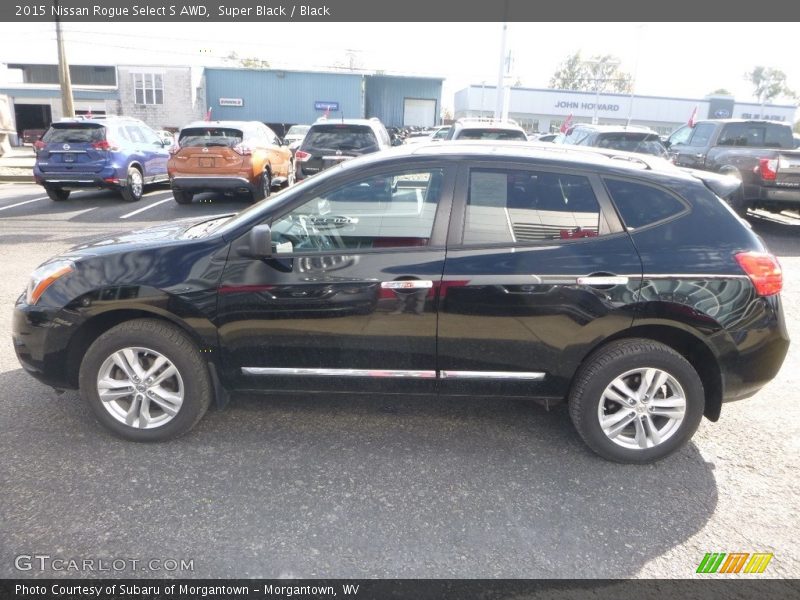 Super Black / Black 2015 Nissan Rogue Select S AWD