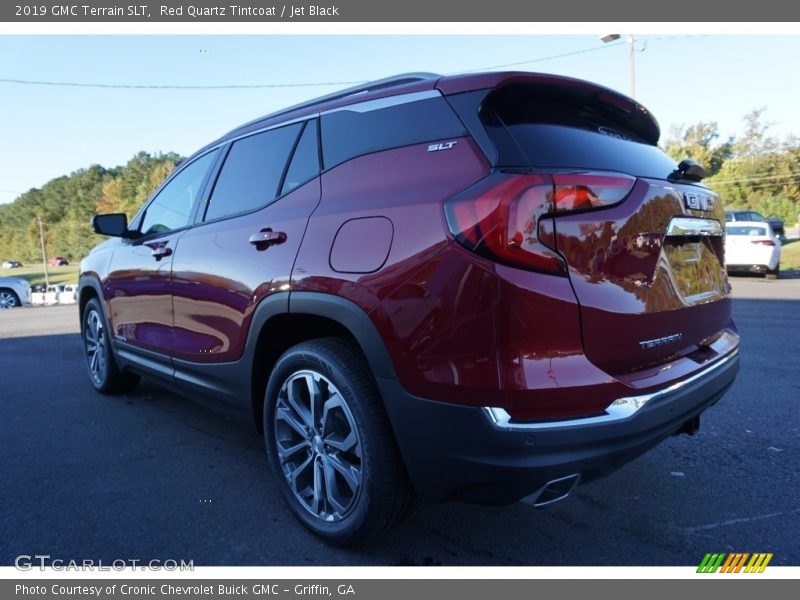 Red Quartz Tintcoat / Jet Black 2019 GMC Terrain SLT