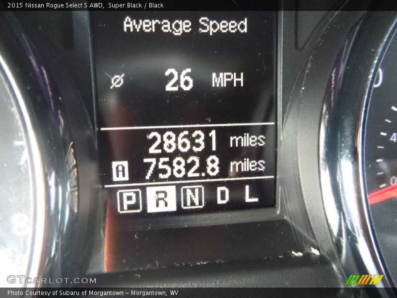 Super Black / Black 2015 Nissan Rogue Select S AWD