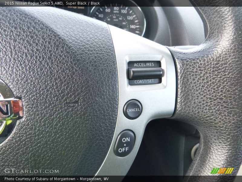 Super Black / Black 2015 Nissan Rogue Select S AWD