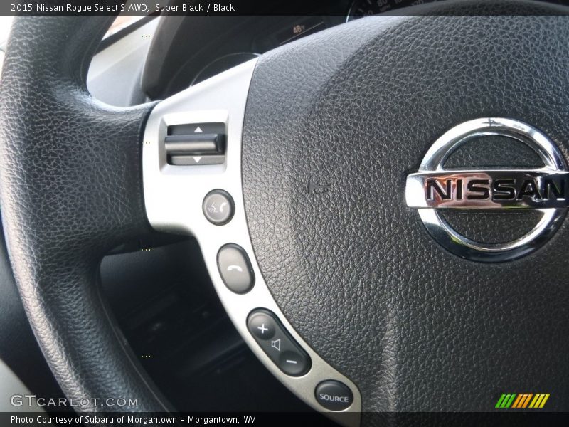 Super Black / Black 2015 Nissan Rogue Select S AWD