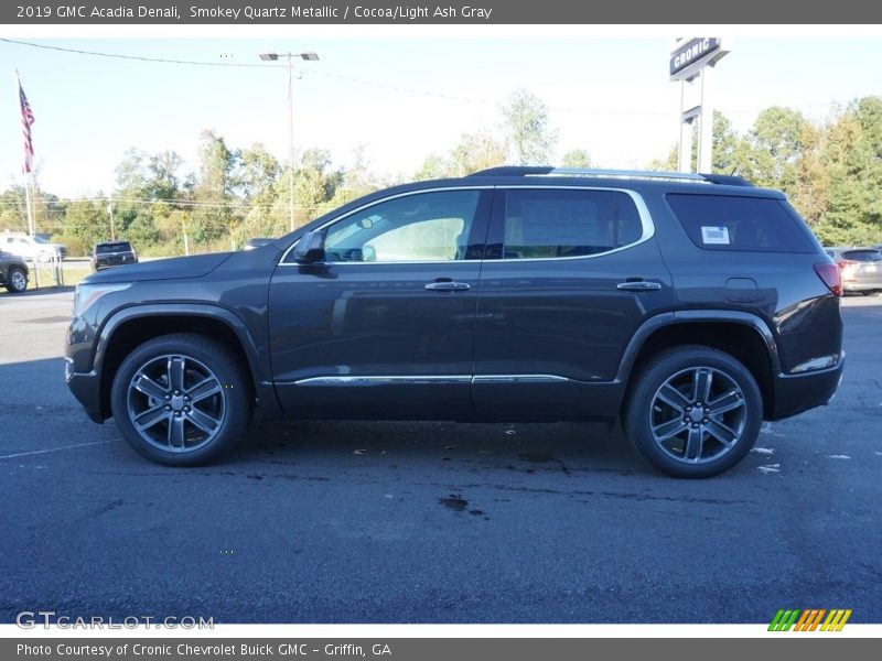Smokey Quartz Metallic / Cocoa/Light Ash Gray 2019 GMC Acadia Denali