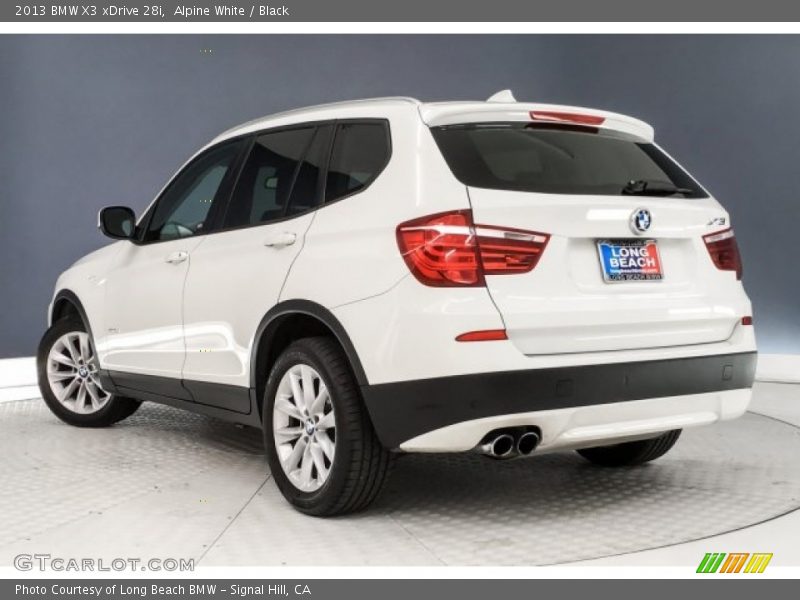 Alpine White / Black 2013 BMW X3 xDrive 28i