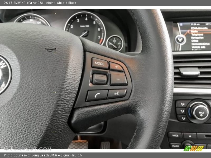 Alpine White / Black 2013 BMW X3 xDrive 28i