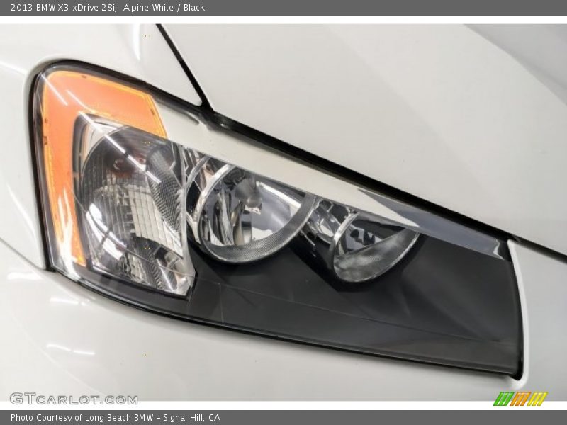 Alpine White / Black 2013 BMW X3 xDrive 28i