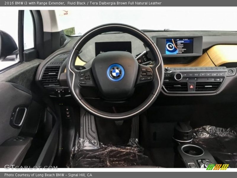 Fluid Black / Tera Dalbergia Brown Full Natural Leather 2016 BMW i3 with Range Extender