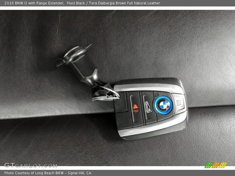 Fluid Black / Tera Dalbergia Brown Full Natural Leather 2016 BMW i3 with Range Extender