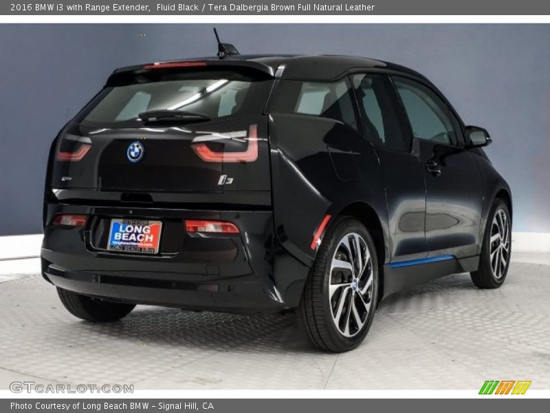 Fluid Black / Tera Dalbergia Brown Full Natural Leather 2016 BMW i3 with Range Extender