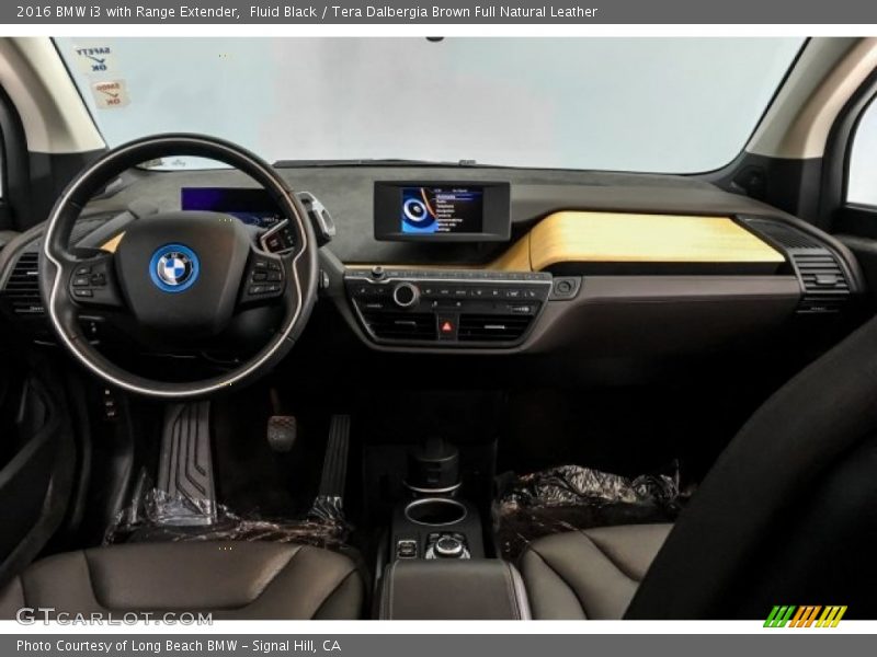 Fluid Black / Tera Dalbergia Brown Full Natural Leather 2016 BMW i3 with Range Extender