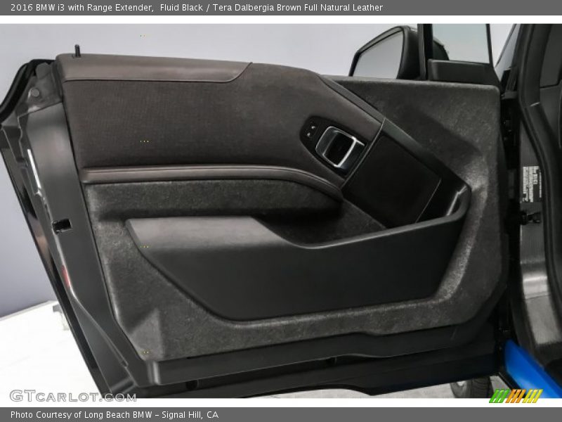 Fluid Black / Tera Dalbergia Brown Full Natural Leather 2016 BMW i3 with Range Extender