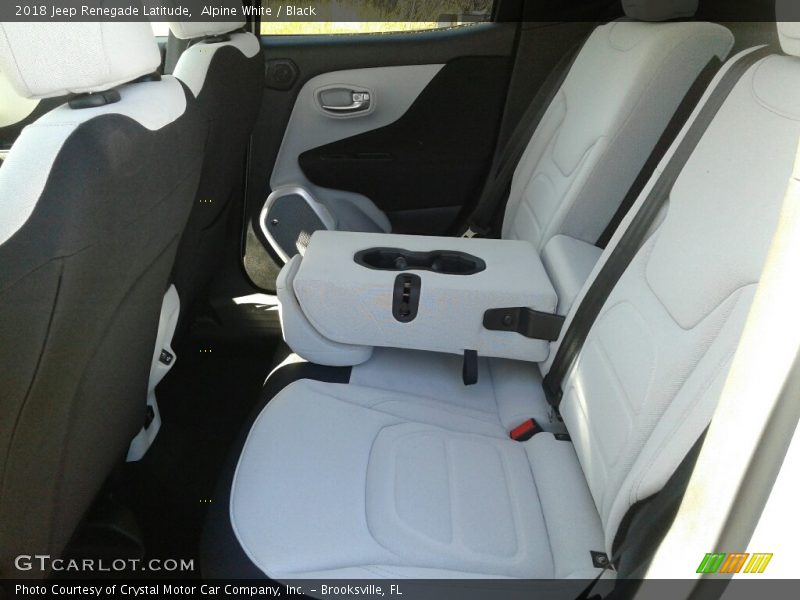Alpine White / Black 2018 Jeep Renegade Latitude